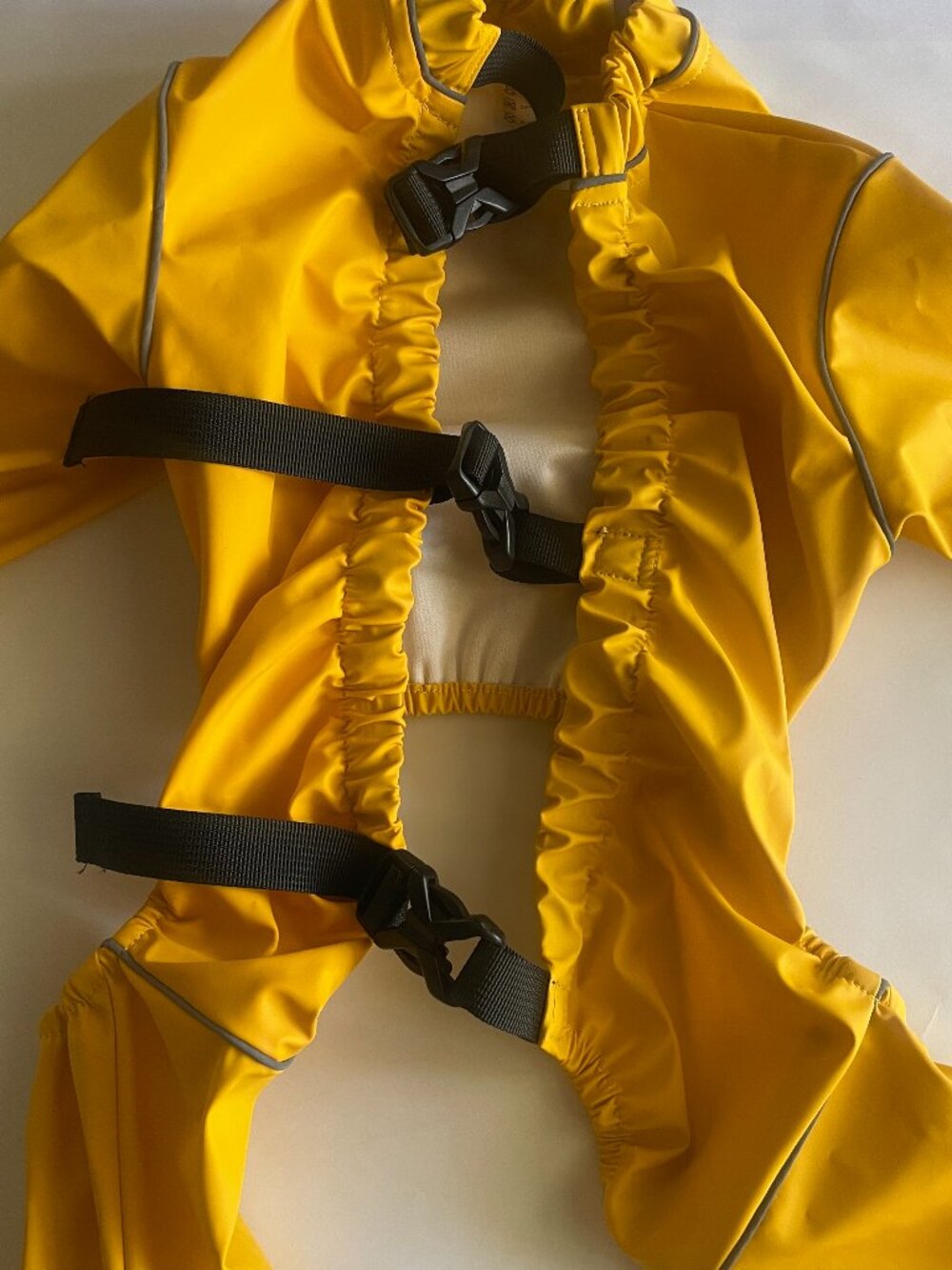 DogLemi Yellow Full-Body Waterproof Dog Rain Suit